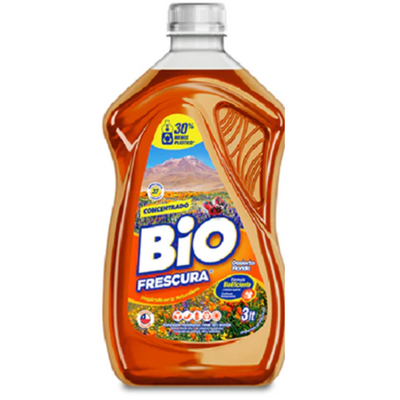 a- Detergente liquido BIO Frescura 3 lts. -Desierto florido