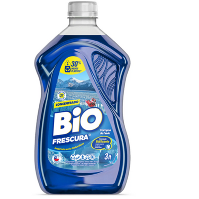 a- Detergente liquido BIO Frescura 3 lts.  -Campos de Hielo