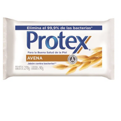 b- Jabón barra  Protex Avena 120 Gm.